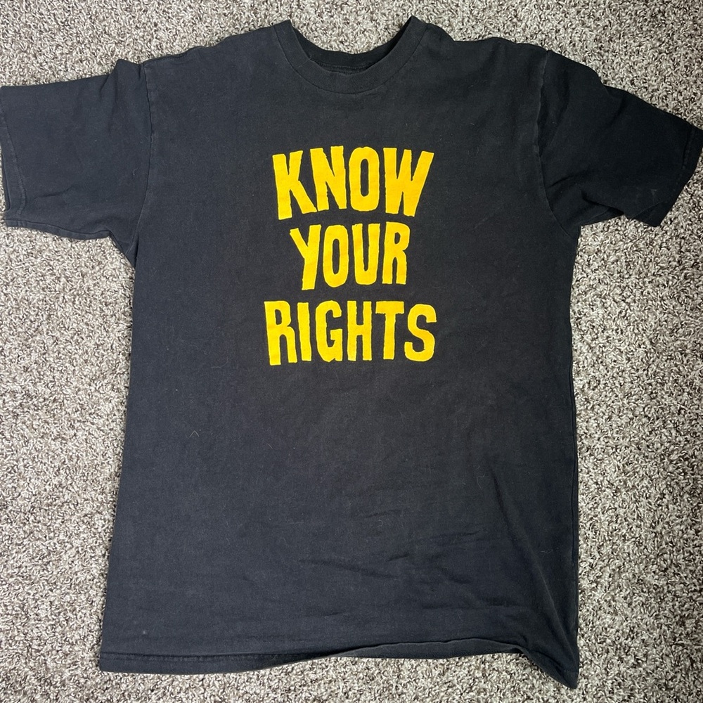 Brixton Black and Yellow Short Sleeve Tee